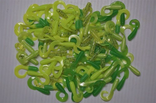 100 curly tail - curly, grubs