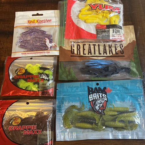 Lot panfish soft plastic - of,