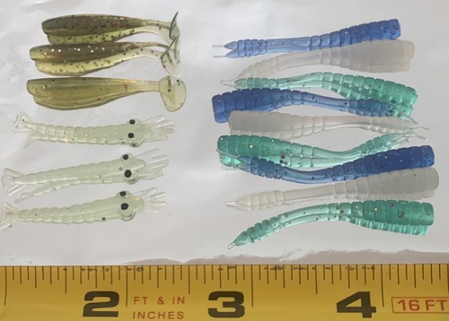 Panfish soft bait piece - panfish, 15