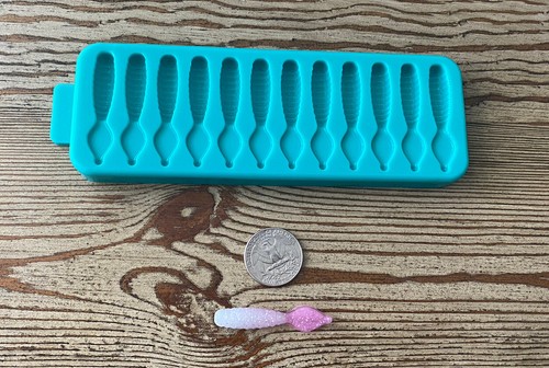 Soft plastic bait mold 8 - soft, 1.8